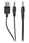 NEDIS PC højttalere 2.1 power 33 W 3.5mm jack USB ABS træ sort thumbnail (5 of 5)