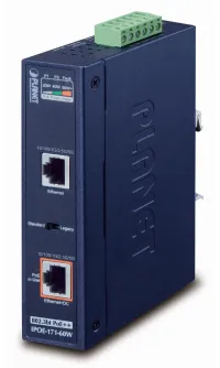 Інжектор Planet IPOE-171-60W PoE IEEE802.3bt 60W DIN IP30 -40~75°C Інжектор Planet IPOE-171-60W PoE IEEE802.3bt 60W DIN IP30 -40~75°C (1 of 3)