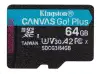 Карта пам'яті Kingston 64 ГБ SDXC Canvas Go Plus Gen4 C10 UHS-I U3 Карта пам'яті Kingston 64 ГБ SDXC Canvas Go Plus Gen4 C10 UHS-I U3