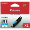 Canon inkoustová náplň CLI-551C XL azurová