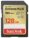 SanDisk Extreme PLUS 128 GB SDXC UHS-I klass 10 U3 V30 kuni 190 MB s ja 90 MB s lugemine ja kirjutamine