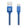 Swissteni andmekaabel tekstiilist USB-mikro-usb 2,0 M sinine thumbnail (1 of 1)