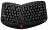 Adesso WKB-3150UB Tastiera Wireless 2.4GHz Trackball ergonomica USB Nero Layout USA