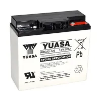 Тяговый резервный аккумулятор Yuasa Pb AGM 12В 22Ач для циклического применения (REC22-12I) Тяговый резервный аккумулятор Yuasa Pb AGM 12В 22Ач для циклического применения (REC22-12I) (1 of 1)