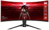 Monitor Phantom Gaming by Asrock PG34WQ15R2B curvo 34" VA 3440x1440 165Hz 550cd m2 1ms 8bit DP 2x HDMI wifi ant.