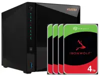 Asustor NAS AS3304T v2 + 4x HDDSEG1020 Asustor NAS AS3304T v2 + 4x HDDSEG1020 (1 of 5)