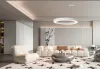 Κρεμαστό φωτιστικό IMMAX NEO PASTEL SLIM SMART 95 x 7cm 68W λευκό Zigbee 3.0 TUYA thumbnail (4 of 4)