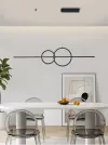 IMMAX NEO LITE RONDAS SMART Lámpara Colgante negro 131cm 56W con BALIZA soporte Wi-Fi TUYA thumbnail (4 of 10)