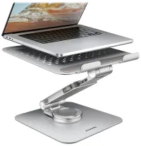 Support en aluminium AXAGON pour ordinateurs portables 10" et 17,3" avec rotation à 360° STND-LR argent (1 of 10)