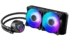 MSI water cooler CPU MAG Core Liquid 240R V2 2x 120mm ARGB fan thumbnail (3 of 4)