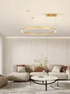 IMMAX NEO FINO NEW SMART závěsné svítidlo 1 kruh 80cm 60W zlaté Zigbee 3.0 TUYA thumbnail (4 of 8)