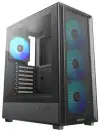 DEEPCOOL case CC550 4F ATX 4x120 mm ARGB fan USB3 USB2 USB-C tempered glass black DEEPCOOL case CC550 4F ATX 4x120 mm ARGB fan USB3 USB2 USB-C tempered glass black