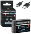 Ceallraí PATONA le haghaidh grianghraf Canon LP-E17 1000mAh Li-Ion Platanam USB-C a mhuirearú