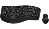 Adesso WKB-1500GB set wireless 2,4GHz mouse laser ergonomico multimediale 800/1200/1600DPI USB nero layout USA