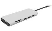 Hub USB-C multifunzione 12 in 1 con triplo display ESTUFF Hub USB-C multifunzione 12 in 1 con triplo display ESTUFF (1 of 2)