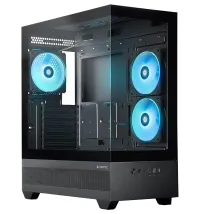 CHIEFTEC Vista ATX 3x120mm ARGB ventilator USB 2.0 USB 3.0 USB-C staklo crni (1 of 10)