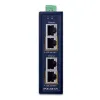 Planet IPOE-260-12V PoE tööstuslik pihusti 2x port 4x1Gb 2x 802.3at 36 72W DIN IP30 -40~75°C topeltvõimsus 12-56VDC