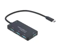 Hub USB Type C USB 3.1 Akyga à 4 ports, ABS, 20 cm (1 of 1)