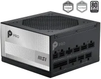 MSI zdroj PRO A850PL PCIE5 850W ATX3.1 akt. PFC 7 let celk. záruka 120mm fan modulární kabeláž 80PLUS Platinum MSI zdroj PRO A850PL PCIE5 850W ATX3.1 akt. PFC 7 let celk. záruka 120mm fan modulární kabeláž 80PLUS Platinum (1 of 5)