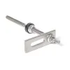 Tornillo combinado Solarmi SCKVM10-200 para fijación sol. panel de tejado ondulado M10 200 mm