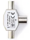 Divisor coaxial NEDIS 2x plugue IEC (coaxial) - soquete IEC (coaxial) de metal thumbnail (3 of 3)
