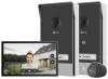 Intercomunicador doméstico inteligente EZVIZ HP7, kit de 2 entradas, Wi-Fi, 2048 x 1296, monitor táctil de 7", 2 intercomunicadores, IP65, color negro y plateado thumbnail (1 of 3)