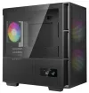 DEEPCOOL-skåp CH360 Digital mATX 140mm +120mm fläkt USB 3.0 USB-C meshpanel glassida svart