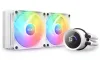 NZXT water cooler Kraken 240 RGB 2x120mm fan 4-pin PWM LCD white