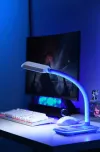 IMMAX LED table lamp GAMER RGB Qi charging RGB 250lm 5V 21A USB output white thumbnail (8 of 10)