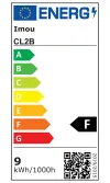 Imou by Dahua Wi-Fi smart LED-lamp CL2B E27 9W 806lm RGB warm tot koel wit Wi-Fi wit thumbnail (2 of 2)