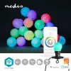 NEDIS Wi-Fi intelligens dekoratív LED RGB 20 LED Android és iOS Nedis® SmartLife 10 m thumbnail (4 of 4)