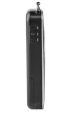 NEDIS portable radio AM FM battery powered analog 1.5 W headphone output aluminum black thumbnail (4 of 6)