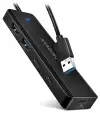 AXAGON дорожный 4-портовый USB-A концентратор HUE-C2A USB 3.2 Gen1 2x USB-A 2x USB-C 19 см AXAGON дорожный 4-портовый USB-A концентратор HUE-C2A USB 3.2 Gen1 2x USB-A 2x USB-C 19 см
