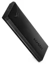 AXAGON box for M.2 NVMe SSD EEM2-UB2 USB-C USB 3.2 Gen2 black cable 20cm USB-C to USB-C