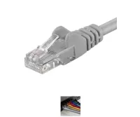 PremiumCord Patchkabel UTP RJ45-RJ45 niveau 5e 0,5m grå (1 of 1)