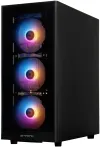 Case BitFenix ​​Scheda grafica ATX 4x120 mms Ventola FRGB 2x USB 3.0 USB 2.0 Vetro temperato nero thumbnail (3 of 7)