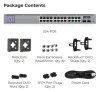 ALTA Switch 24 POE - 24x Gbit RJ45 2x SFP+ port 16x PoE 802.3at (PoE költségvetés 240 W) thumbnail (5 of 5)