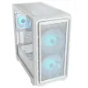COUGAR PC Case MX600 White Mini Tower Mesh Front Panel 2 x 160mm + 1 x 120mm Fans Transparent Left Panel thumbnail (2 of 22)