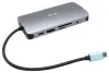 I-tec dockingstation USB-C HDMI VGA 3x USB 3.0 USB-C Thunderbolt 3 LAN Stroomvoorziening 100W