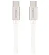 Swissten podatkovni kabel tekstilni USB-C USB-C 0 2 m srebrne barve Swissten podatkovni kabel tekstilni USB-C USB-C 0 2 m srebrne barve