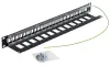Triton 19' moduláris patch panel 1U max. 24 db trapézkő furathoz 148x175mm fekete thumbnail (2 of 2)