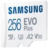 SAMSUNG EVO Plus 2024 MicroSDXC 256GB + SD adapter CL10 UHS-I U3 A2 V30 thumbnail (4 of 5)