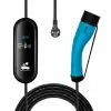 Akyga-stroomkabel voor elektrische auto's, type 2, LCD-display, bedieningskast, 1-fase, 16A, 3,8 kW, lengte 5 m Akyga-stroomkabel voor elektrische auto's, type 2, LCD-display, bedieningskast, 1-fase, 16A, 3,8 kW, lengte 5 m