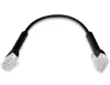 Ubiquiti UniFi Ethernet Paiste Cábla fad 0.22m Cat6 dubh