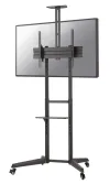 Neomounts FL50-550BL1 Количка за държач за дисплей 37-70" 4 колела VESA 600X400 Товароносимост 50 кг регулируема височина наклон AV държач черен