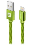 Swissten Datakabel Tekstil Usb Lightning 1,2 M Grøn