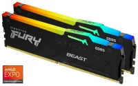 KINGSTON FURY Beast Black RGB EXPO 32GB DDR5 6000MT CL30 DIMM készlettel 2x 16GB KINGSTON FURY Beast Black RGB EXPO 32GB DDR5 6000MT CL30 DIMM készlettel 2x 16GB (1 of 4)