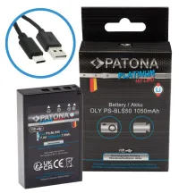 PATONA battery for Olympus BLS-5 BLS5 1050mAh Li-Ion Platinum USB-C charging PATONA battery for Olympus BLS-5 BLS5 1050mAh Li-Ion Platinum USB-C charging (1 of 4)