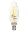 TESLA LED izzó FILAMENT RETRO gyertya E14 25W 230V 250lm 2700K meleg fehér átlátszó