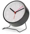 Sveglia analogica da scrivania NEDIS con funzione snooze e funzionamento silenzioso, colore nero. Sveglia analogica da scrivania NEDIS con funzione snooze e funzionamento silenzioso, colore nero.